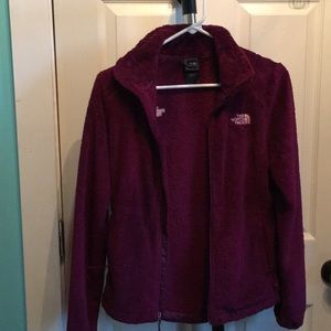 Purple north face jacket